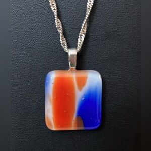 Artisan Fused Glass Pendant